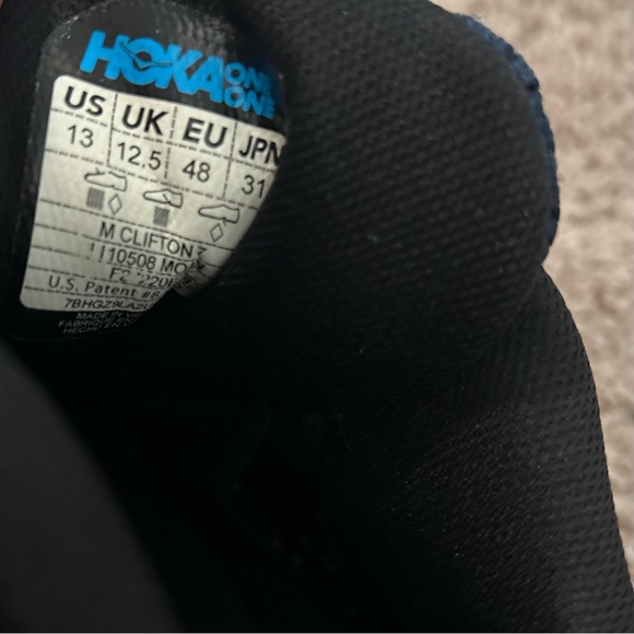 Hoka Clifton 7 Navy Blue Men’s Shoes Size 13 - Picture 10 of 13